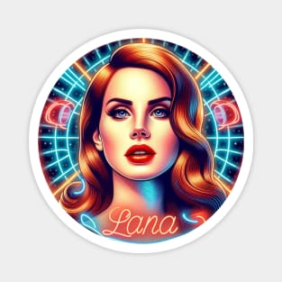 Lana Del Rey - Neon Futures Magnet